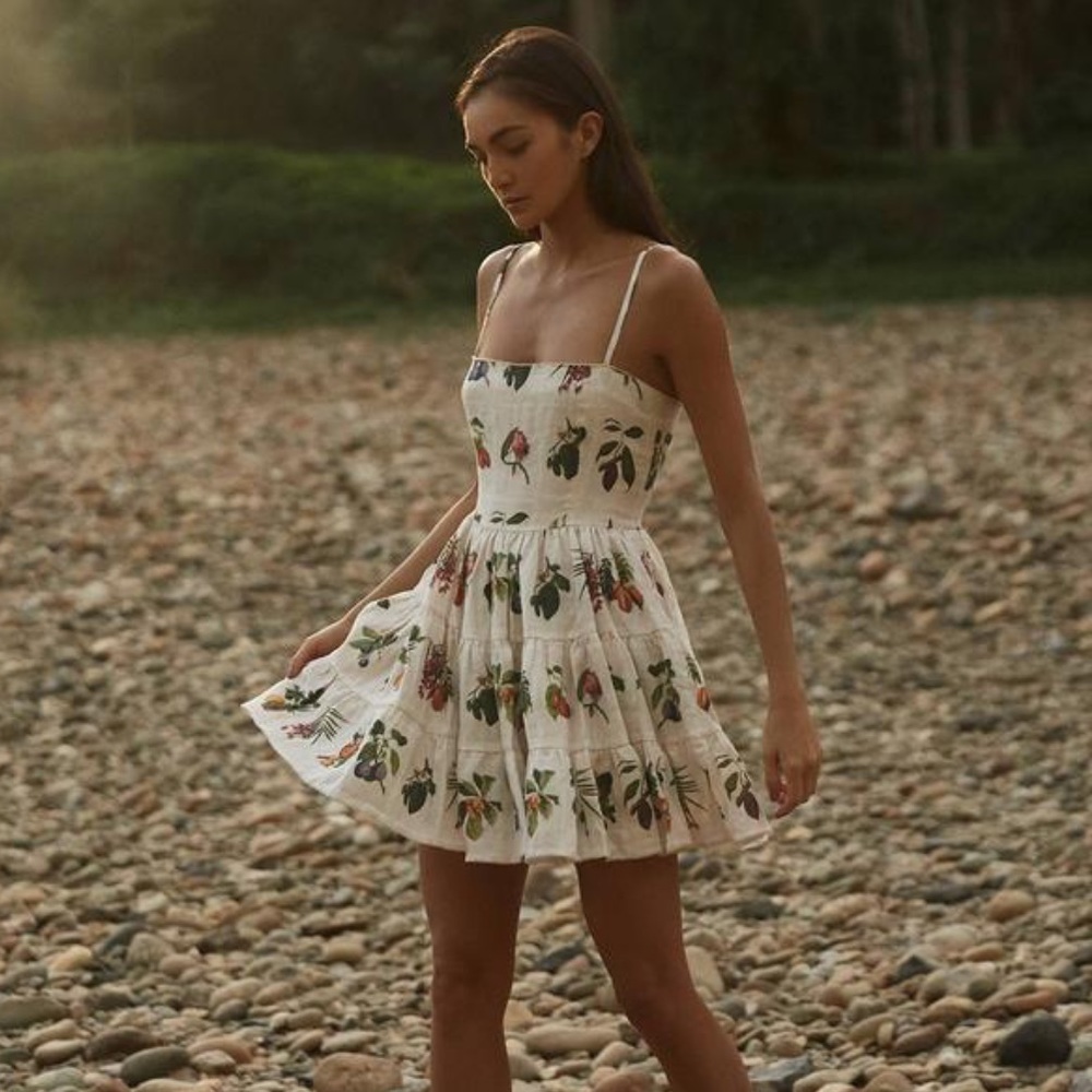 NWT Agua by Agua Bendita Lima Frutas Mini Dress - Picture 5 of 6